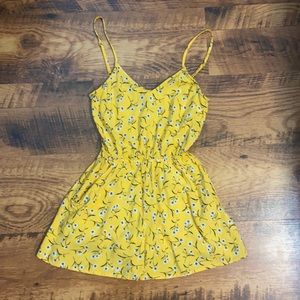 Yellow Flowery H&M Romper